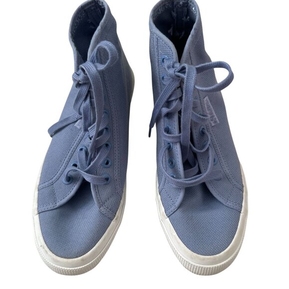 SUPERGA Periwinkle Hi Top Sneakers Size Women’s 8 - Picture 6 of 8